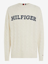 Tommy Hilfiger Cable Monotype Crew Neck Pullover