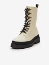 Scotch & Soda Aubri Mid Boot Off White Croco Stiefeletten