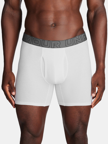 Under Armour UA Performance Cotton 6in Boxershorts 3 Stück