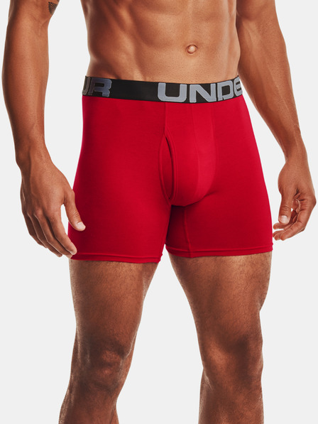 Under Armour UA Charged Cotton 6in Boxershorts 3 Stück