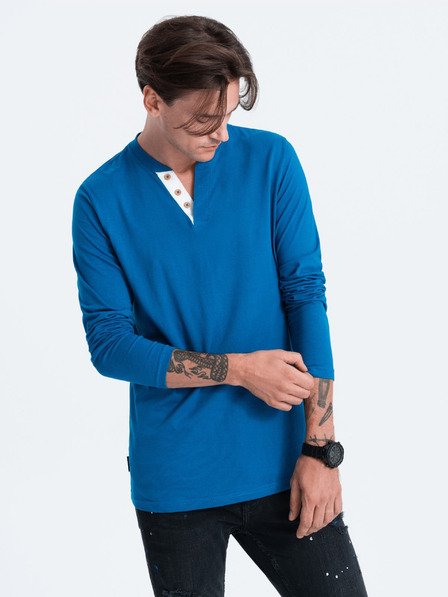 Ombre Clothing Henley T-Shirt