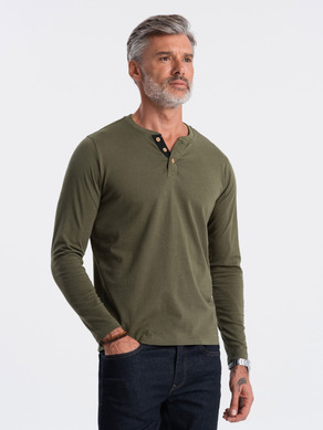 Ombre Clothing Henley T-Shirt