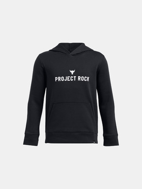 Under Armour Project Rock Rival Hoodie Sweatshirt Kinder