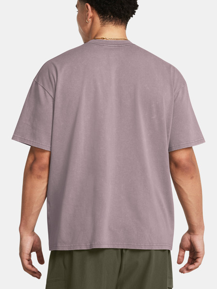 Under Armour UA M Hvyweight OS Logo Wash SS T-Shirt