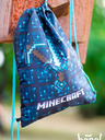 BAAGL  Minecraft 2 Blue Axe and Sword Federtasche