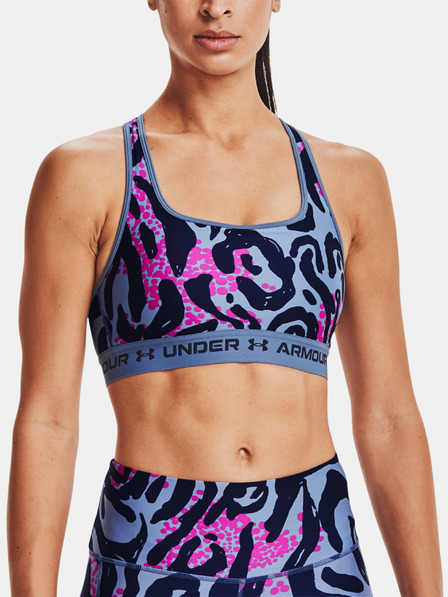 Under Armour Crossback Mid Print Sport Büstenhalter