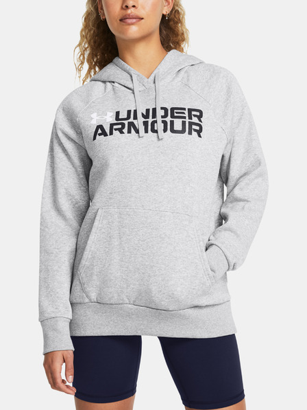 Under Armour Rival Fleece Wordmark Hoodie Sweatshirt