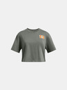 Under Armour Project Rock Campus Crop SS Kinder  T‑Shirt