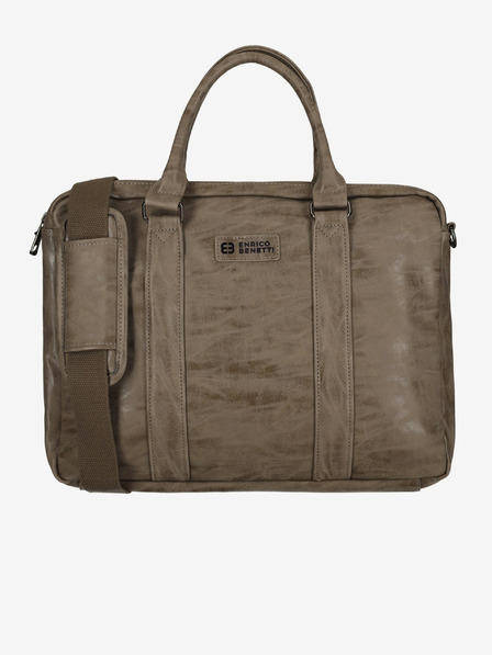 Enrico Benetti Rotterdam 15" Notebook Bag Medium Taupe Tasche