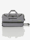 Travelite Basics Wheeled duffle S - šedo-zelená Tasche