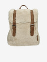 Enrico Benetti Teddy Tablet Backpack Off-White Rucksack