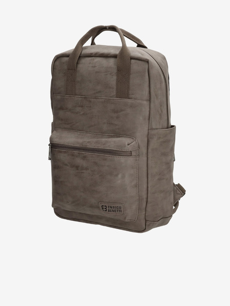 Enrico Benetti Rotterdam 13" Notebook Medium Taupe Rucksack