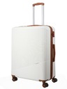 Travelite Bali L White/Cognac Koffer