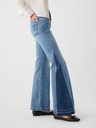 GAP 70s flare High Rise Patched Jeans