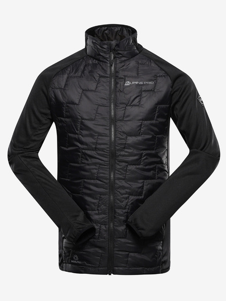 ALPINE PRO Herren Merino-Kapuzenpullover ALPINE PRO JORW schwarz