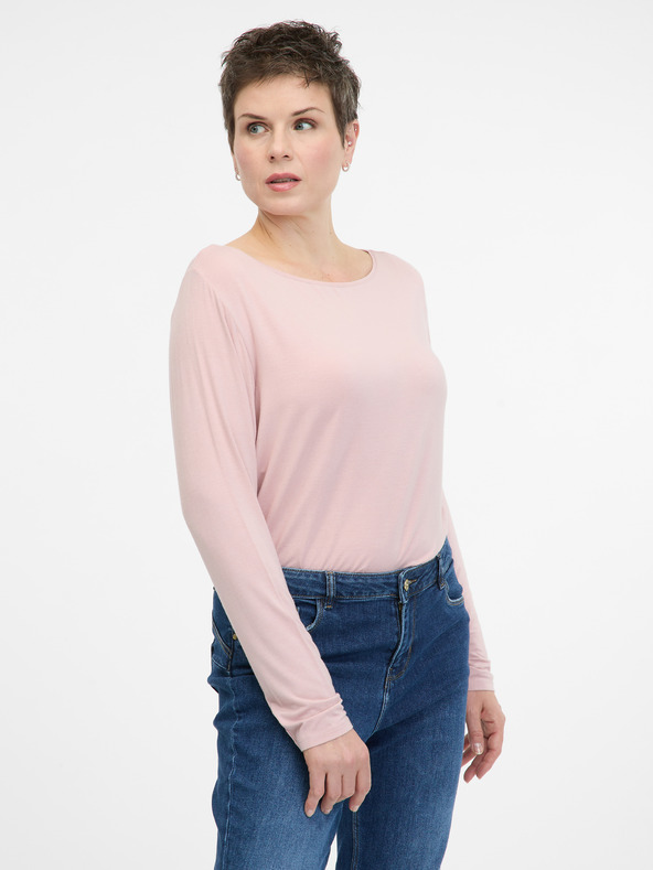 Orsay Hellrosa Damen-Langarm-T-Shirt ORSAY