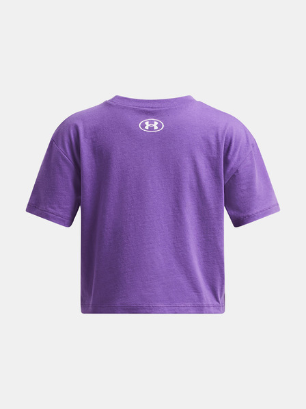 Under Armour UA Crop Sportstyle Logo SS Kinder  T‑Shirt