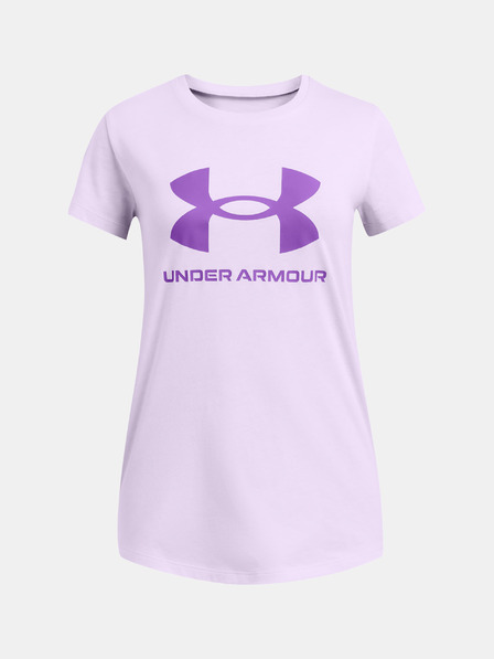 Under Armour UA Crop Sportstyle Logo SS Kinder  T‑Shirt