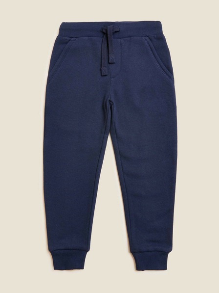 Marks & Spencer Marks & Spencer Baumwoll-Sweatpants mit Kordelzug (2-7 Jahre) navy blau
