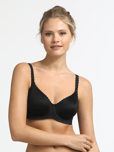 DIM Schwarzer Damen-BH mit Bügeln Dim