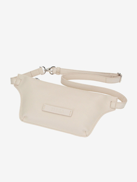 Elega Cremefarbene Damen Leder ELEGA Merlin Crossbody Tasche