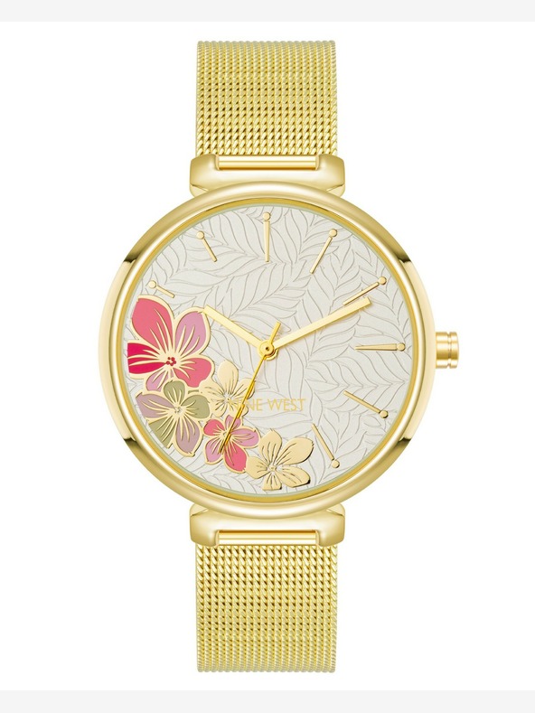Nine West	 Runde Damenuhr Nine West