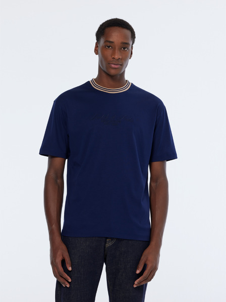 Scotch & Soda Dunkelblaues Herrenhemd Scotch & Soda