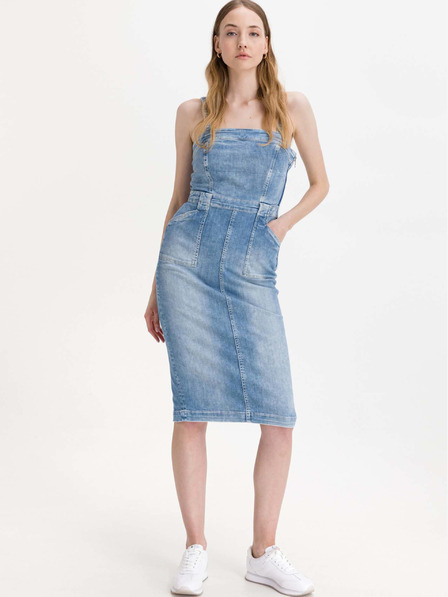 Guess Blaues Guess Bodycon-Kleid