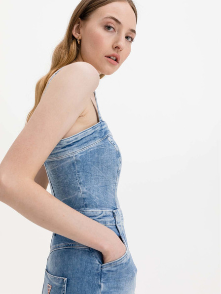 Guess Blaues Guess Bodycon-Kleid