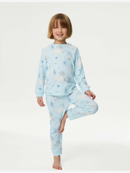 Marks & Spencer Ice Kingdom™-Schlafanzug, reine Baumwolle (2-8 Jahre) Marks & Spencer blau