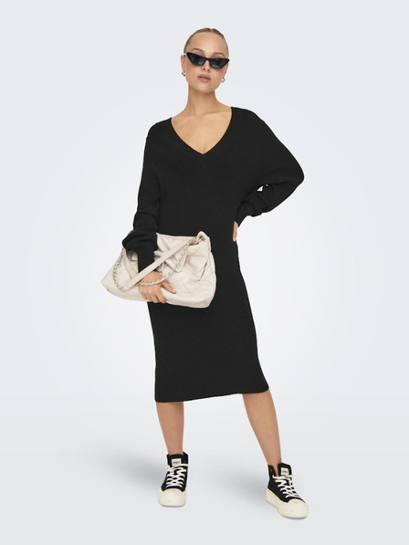 ONLY Schwarz Damen Pullover Kleid ONLY Katia