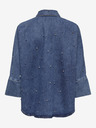 ONLY Blaues Damen-Denim-Shirt ONLY Grace