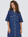 ONLY Dunkelblaues Damen Denim Shirt Kleid ONLY Belle