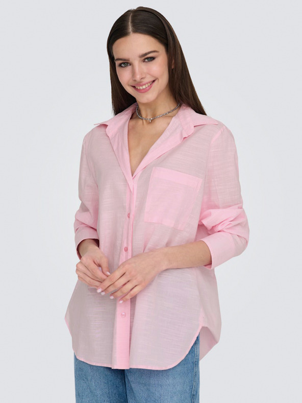 ONLY Pinkes Frauen-Shirt ONLY