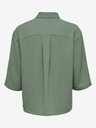 Jacqueline de Yong Grünes Damen-Kurzarm-Shirt JDY