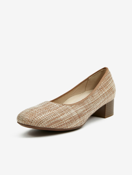 Rieker Beige Damen Rieker Pumps