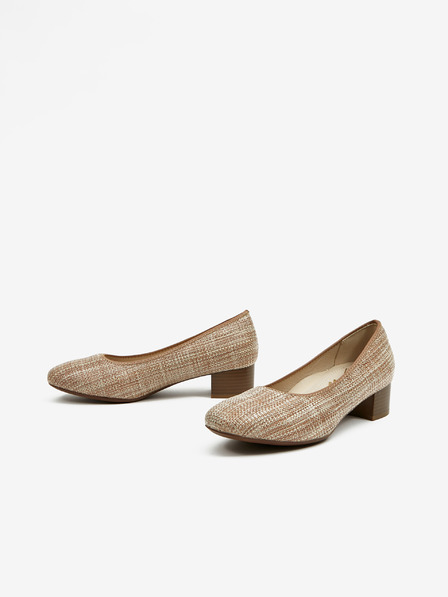 Rieker Beige Damen Rieker Pumps