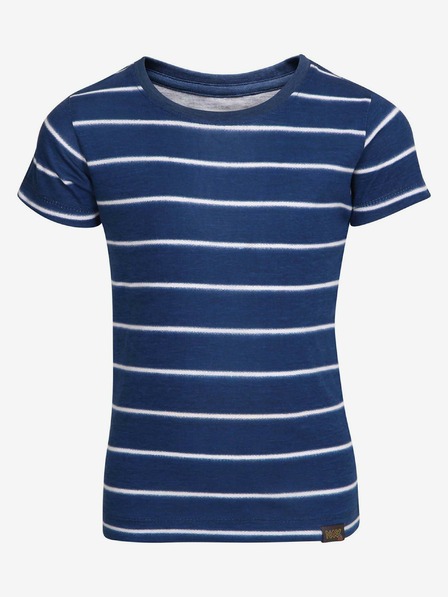 NAX Blau gestreiftes Kinder-T-Shirt NAX TIARO