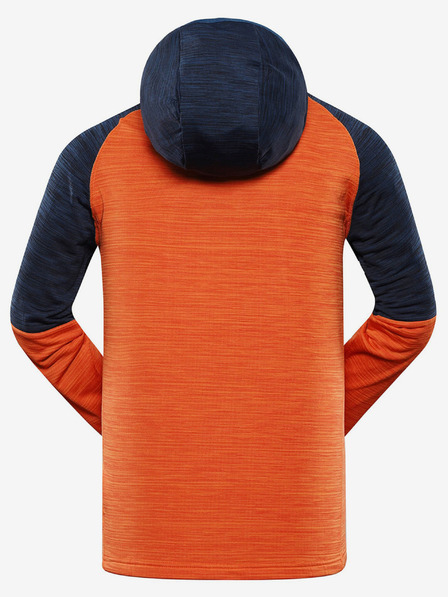 ALPINE PRO Blau-orangefarbenes Herren-Funktions-Sweatshirt ALPINE PRO Gorf