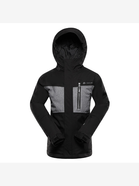 ALPINE PRO Kinderskijacke mit ptx-Schneemembran ALPINE PRO COMEDO schwarz