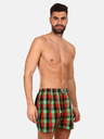 Styx Dreiteiliges Set karierter Shorts für Herren in rot, gelb und grün STYX