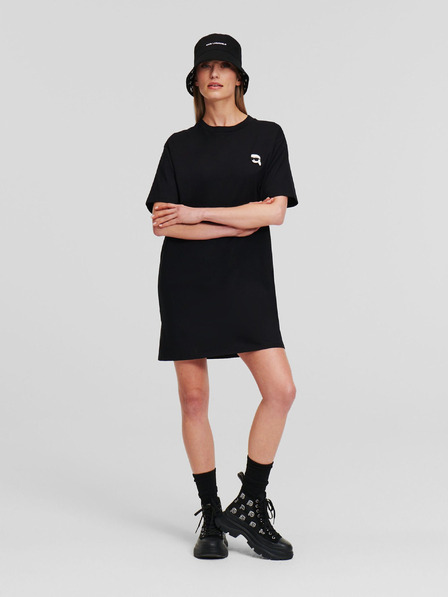 Karl Lagerfeld Schwarzes Damenkleid KARL LAGERFELD