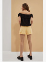Moodo Gelbe Moodo Shorts für Frauen