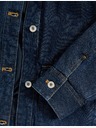 Marks & Spencer Locker sitzende Jeansjacke mit Kragen Marks & Spencer marineblau