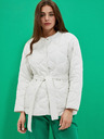 Moodo Weiße Damen Steppjacke Moodo