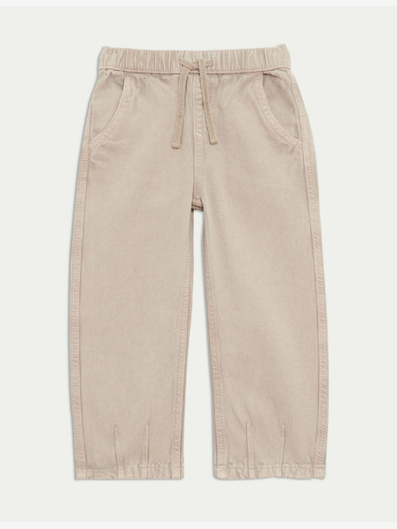 Marks & Spencer Farbige Denim-Jeans mit Kordelzug (2-8 Jahre) Marks & Spencer braun