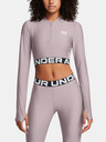 Under Armour Damen-T-Shirt Under Armour HeatGear Rib 1/4 Zip LS
