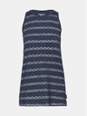 Sam 73 Dunkelblaues gemustertes Damen-Tank-Top SAM 73