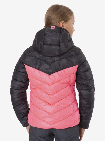 Sam 73 Schwarze und rosafarbene Mädchen-Wintersteppjacke SAM 73 Terri