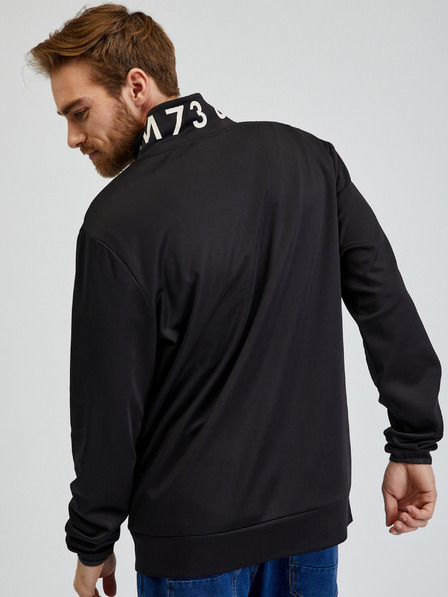 Sam 73 Schwarzes Herren-Sweatshirt SAM73 Stephen Zip-up